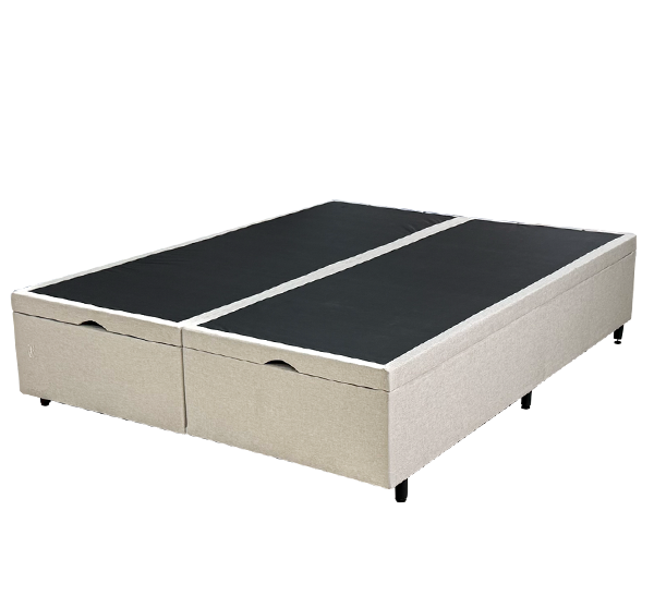 Base Box Baú Plus em Linho com Pistões a Gás | Toque de Classe