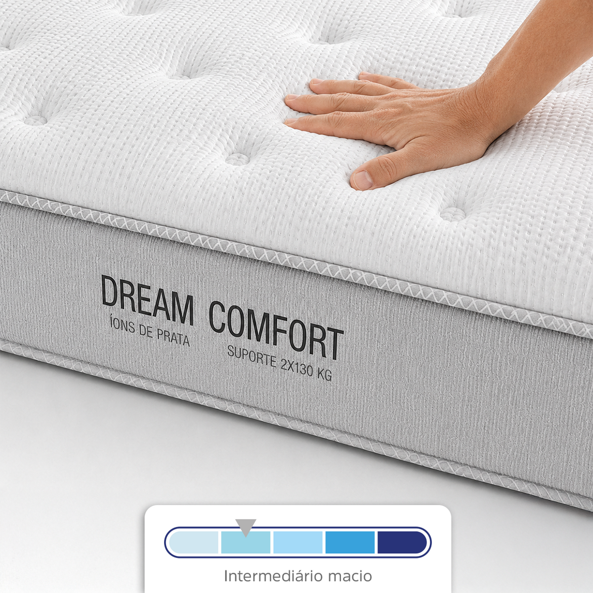 Colchão Dream Comfort – Molas Ensacadas e Conforto Intermediário/Macio
