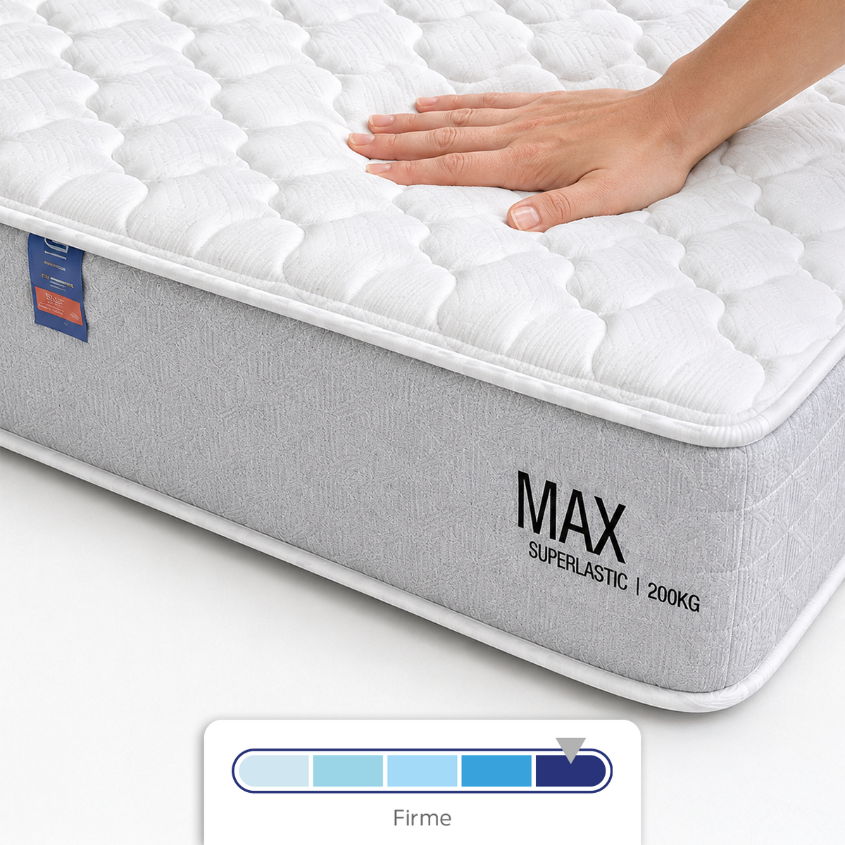 Colchão Max Superlastic Firme com Espuma Soft Gel – Toque de Classe