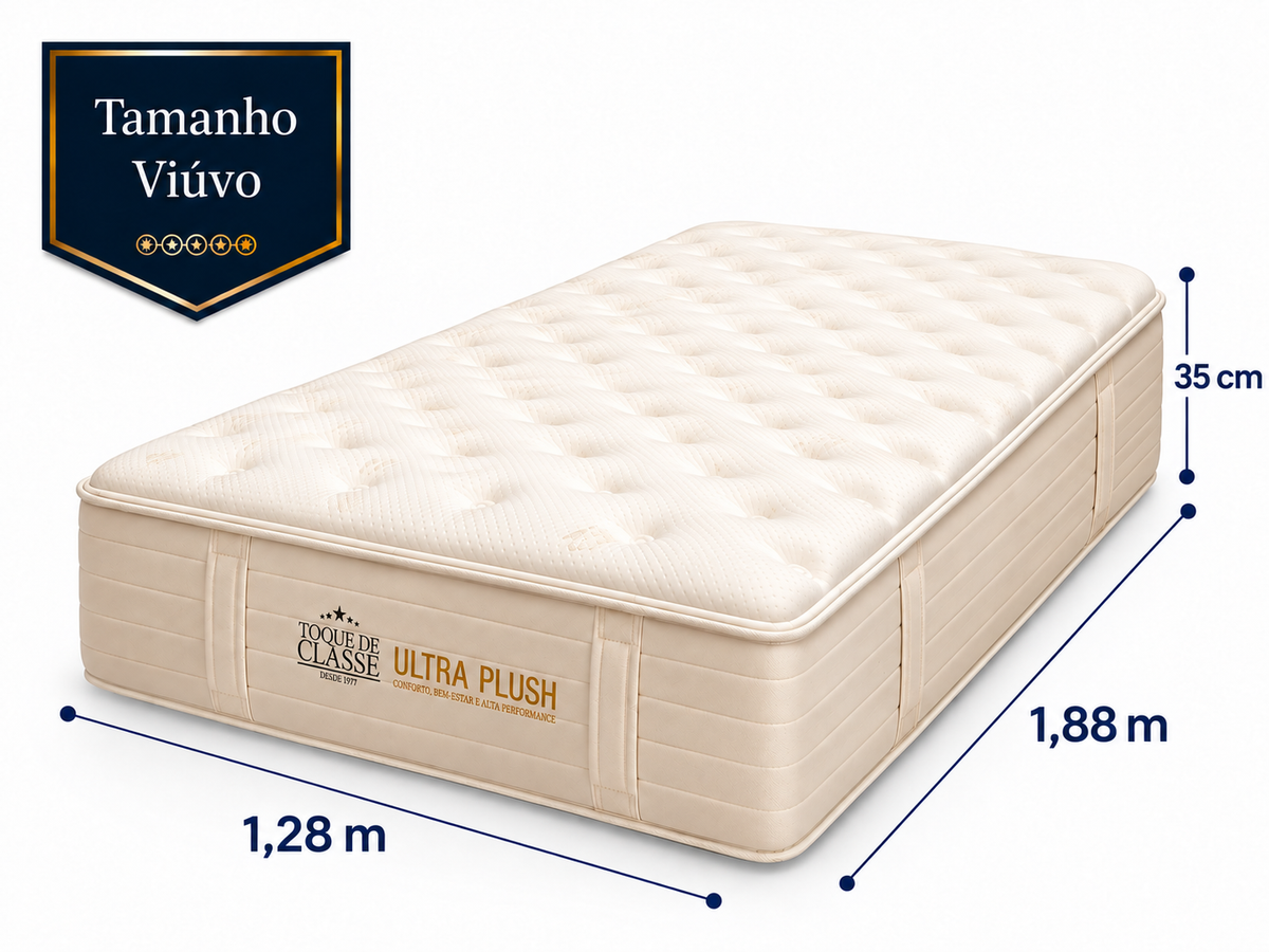 Colchão Ultra Plush Toque de Classe Sense – Molas Ensacadas e Conforto Extramacio