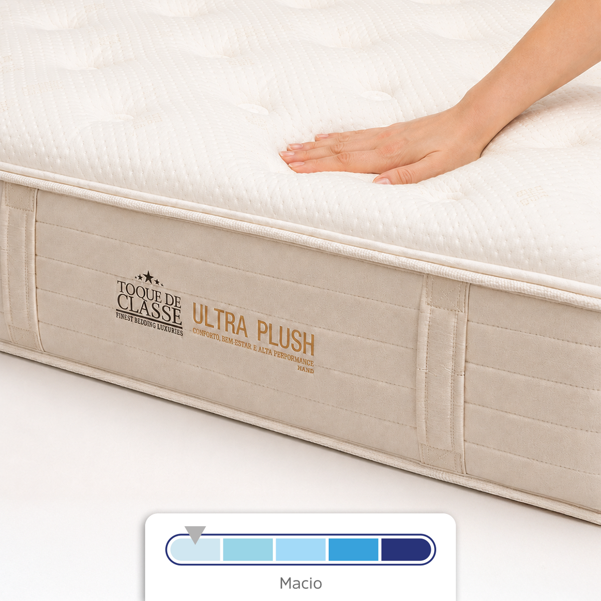 Colchão Ultra Plush Toque de Classe Sense – Molas Ensacadas e Conforto Extramacio