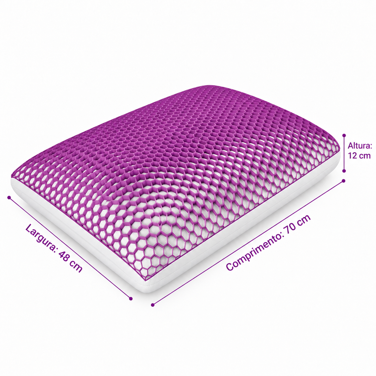 Travesseiro Select Foam Violet