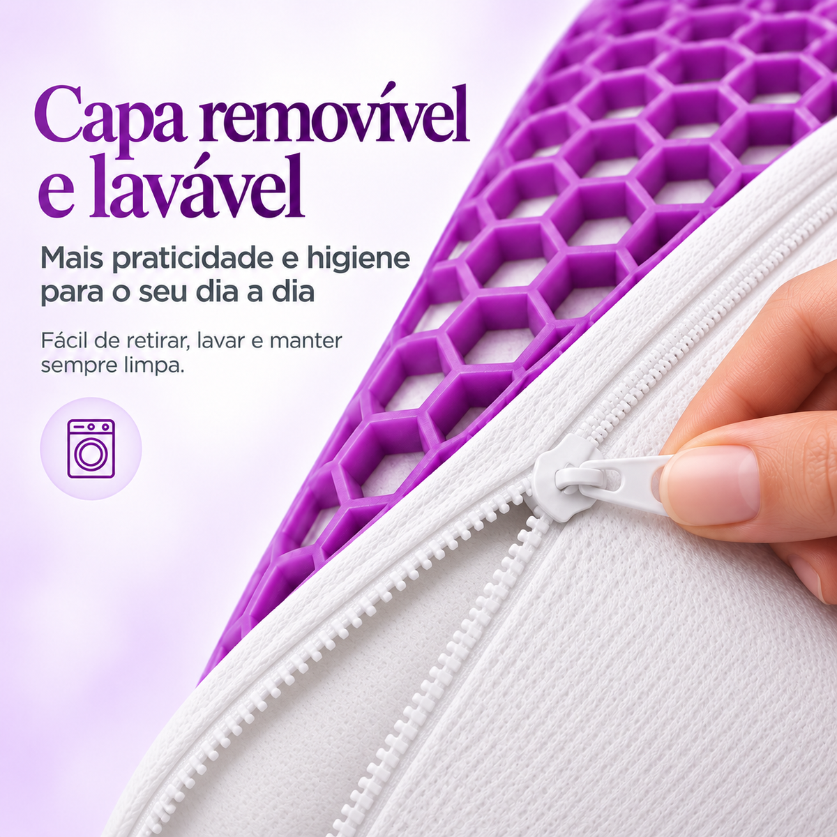 Travesseiro Select Foam Violet